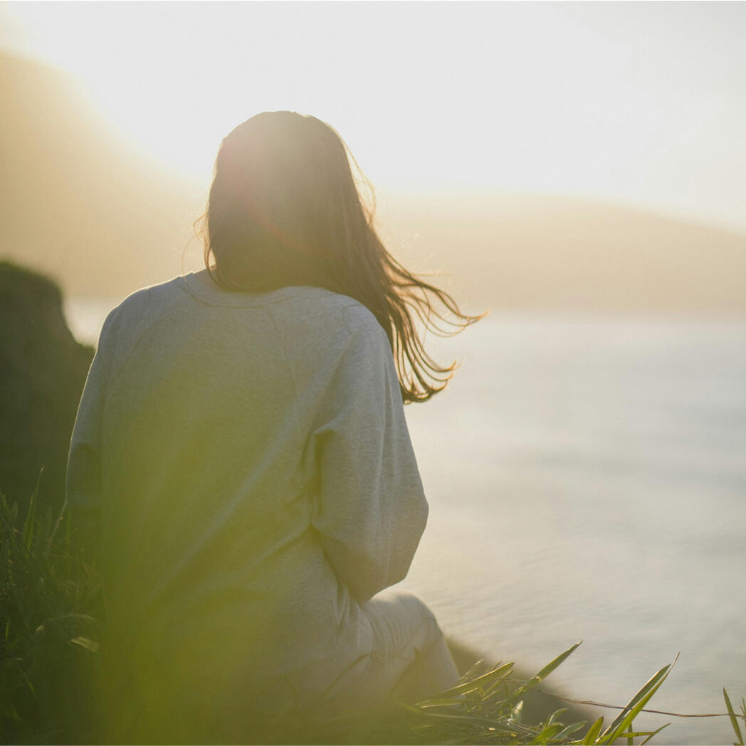 Woman meditating